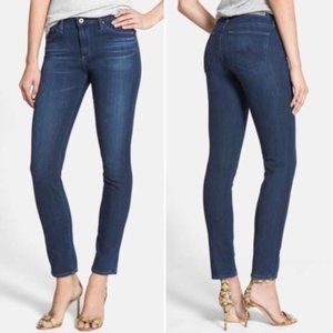 AG The Prima Mid Rise Cigarette Medium Wash Jeans